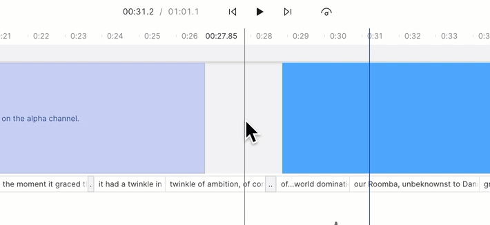 GIF showing layer snapping in the Timeline