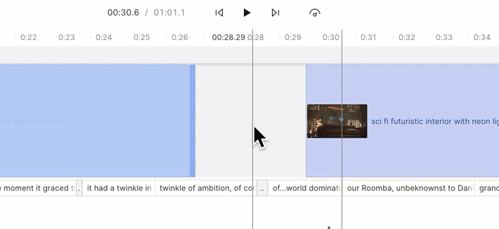 GIF showing layer merging in the Timeline