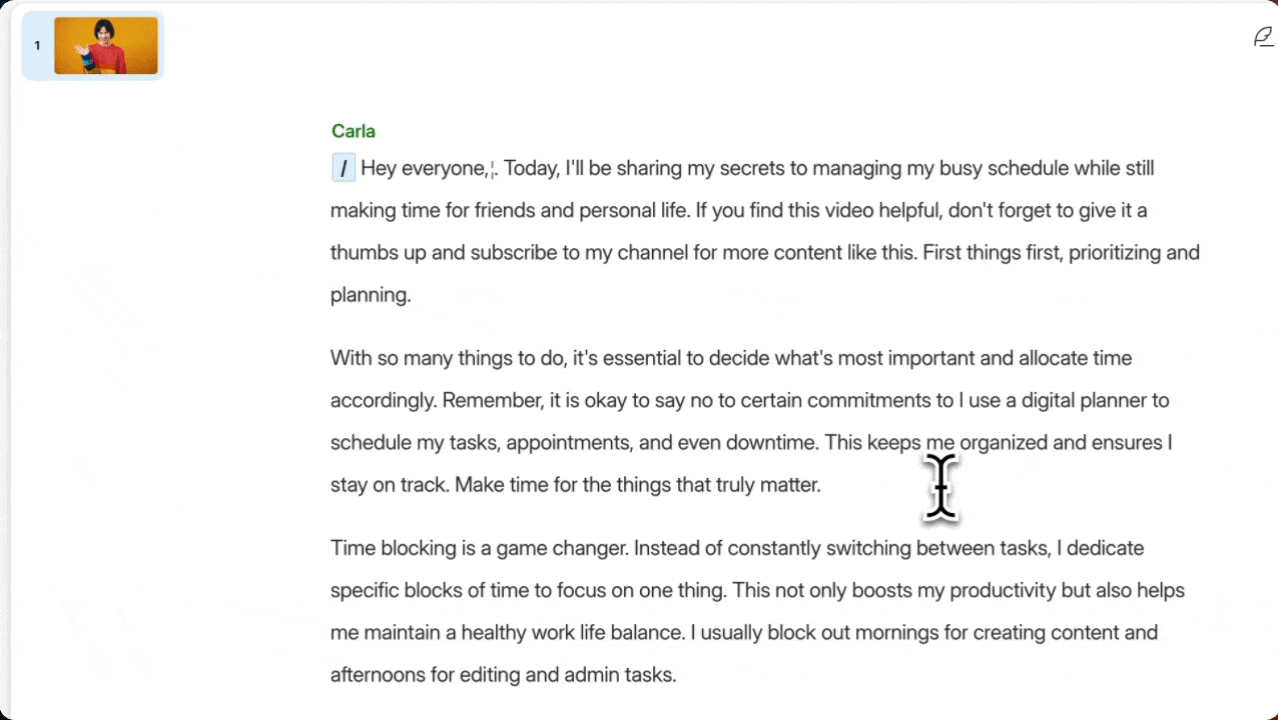 Working with scenes and layouts – Descript Help