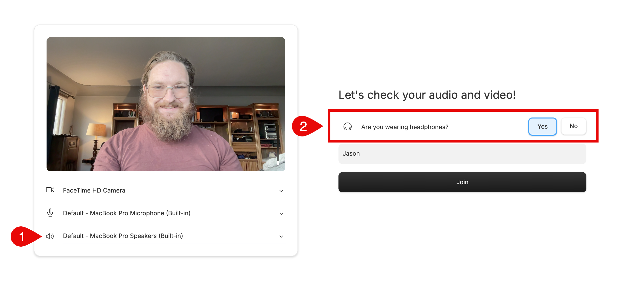 Echo cancellation and playback device options