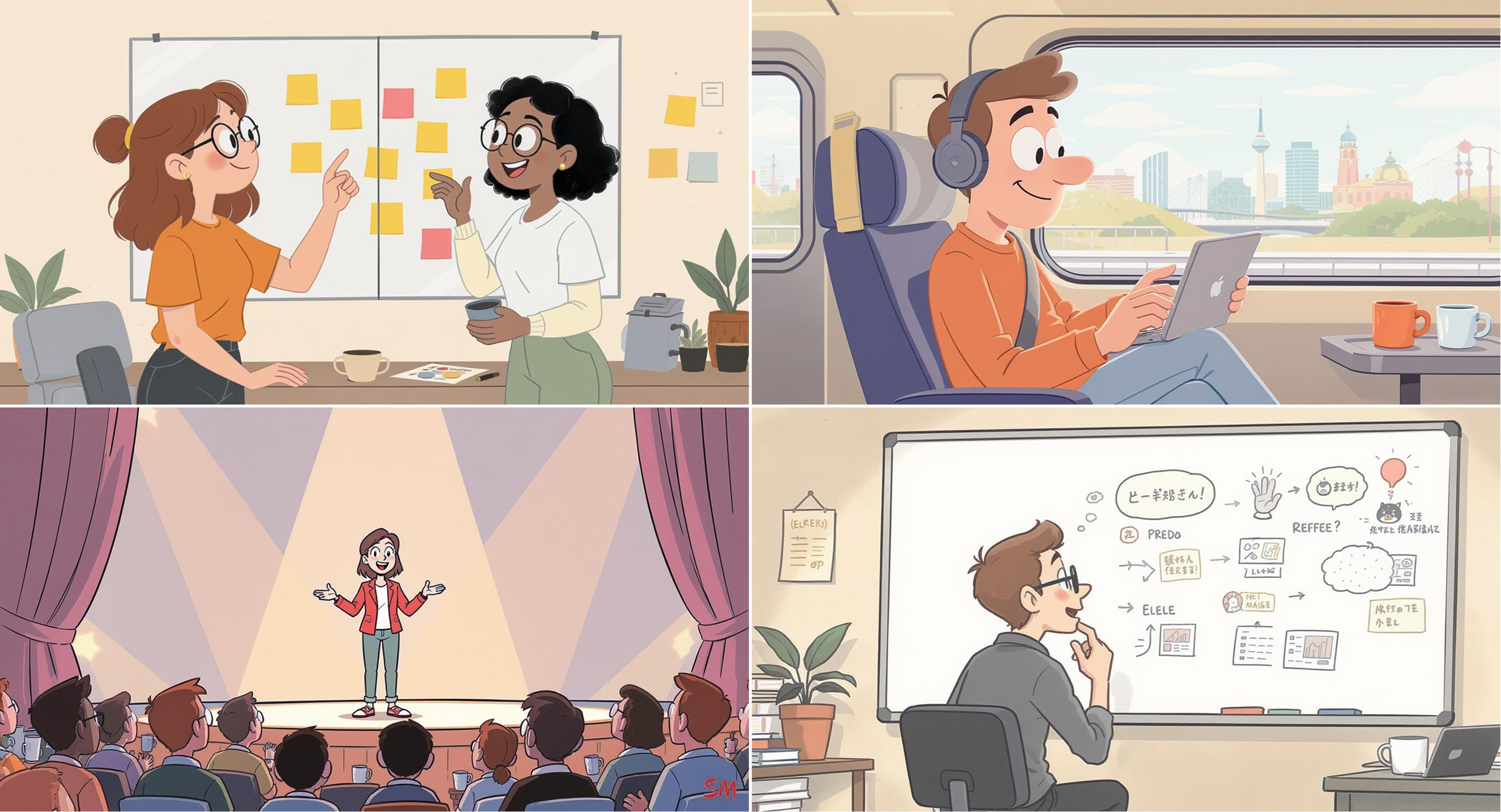 Generated images in the Cartoon style