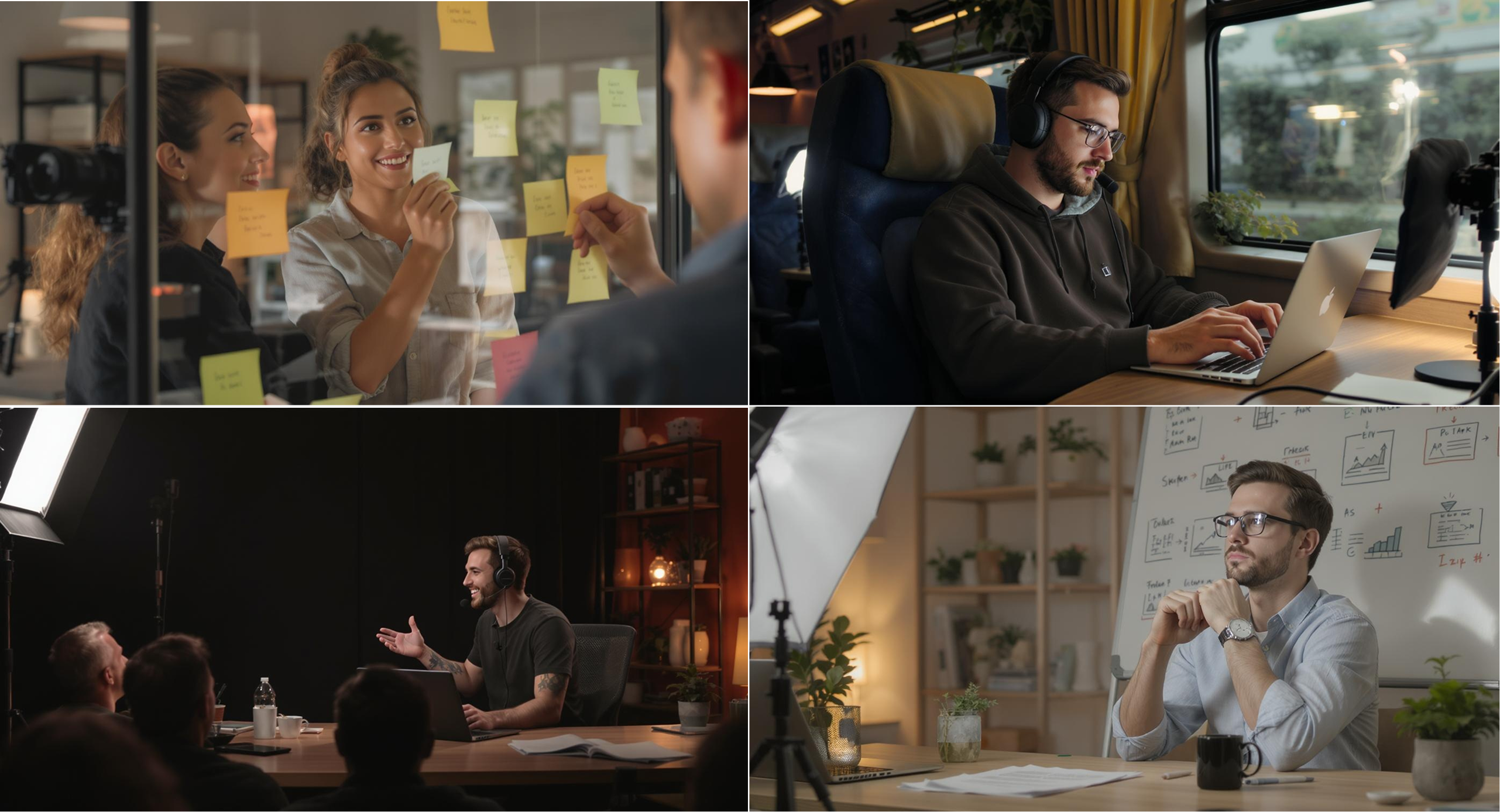 Generated images in the Studio Lighting style