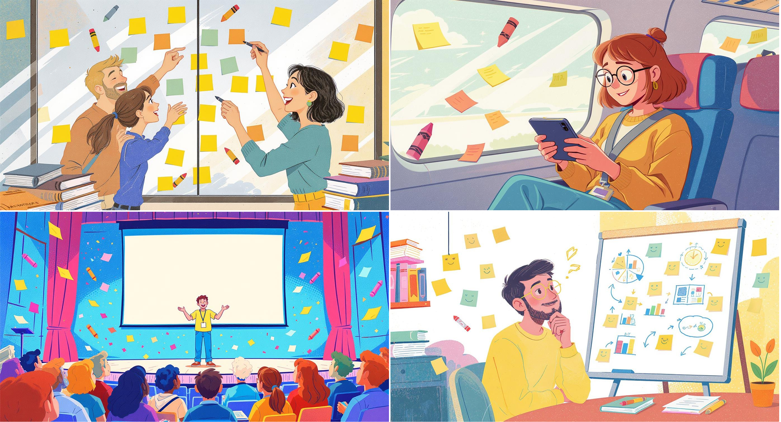 Generated images in the Digital Illustration style