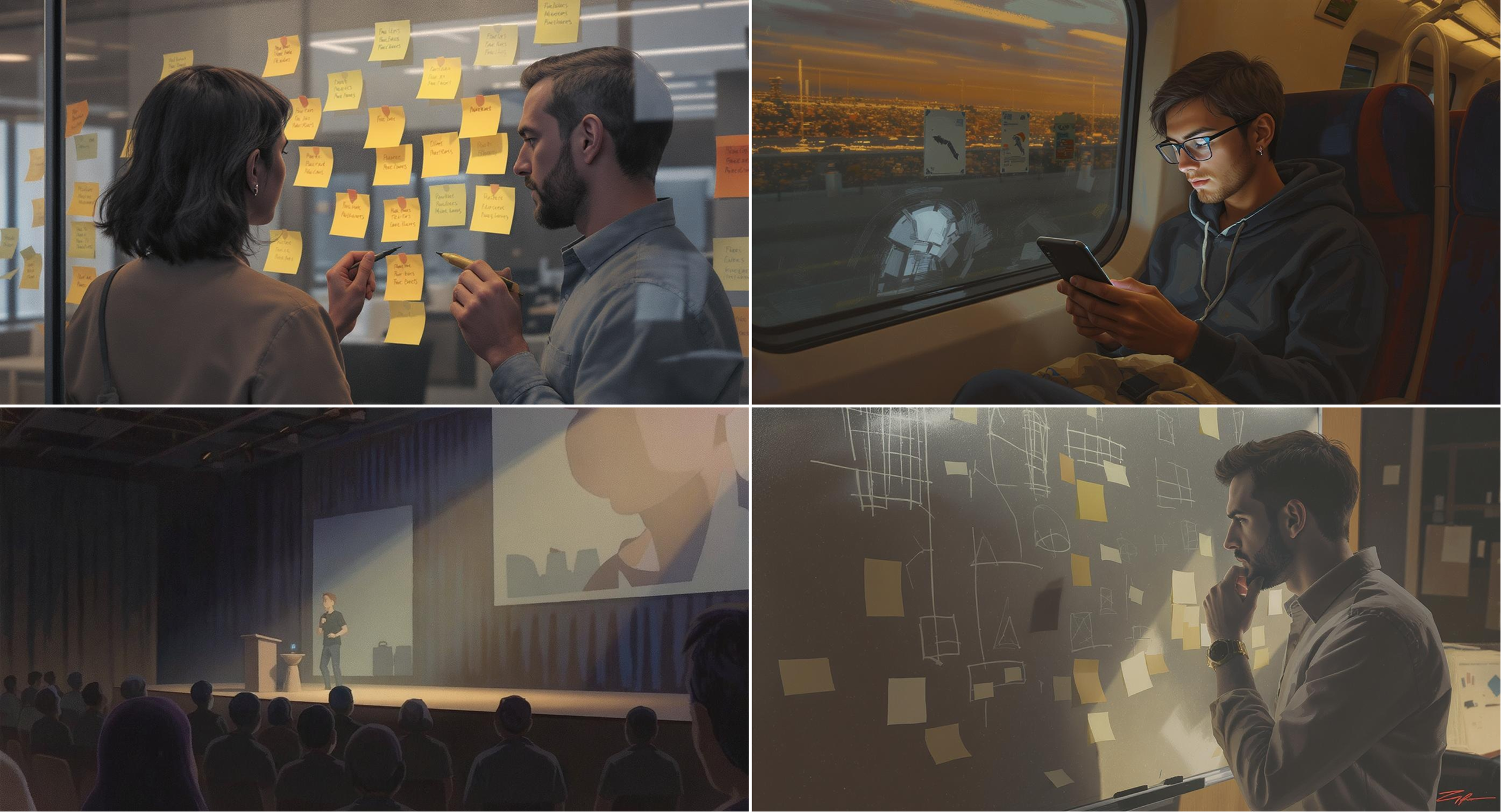 Generated images in the Realistic Painting style