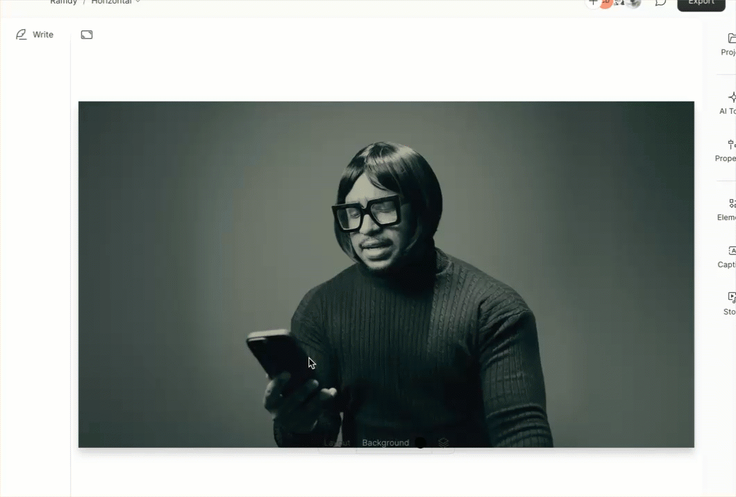 How to apply and adjust color adjustments in Descript Editor