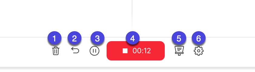 Recorder options in Descript