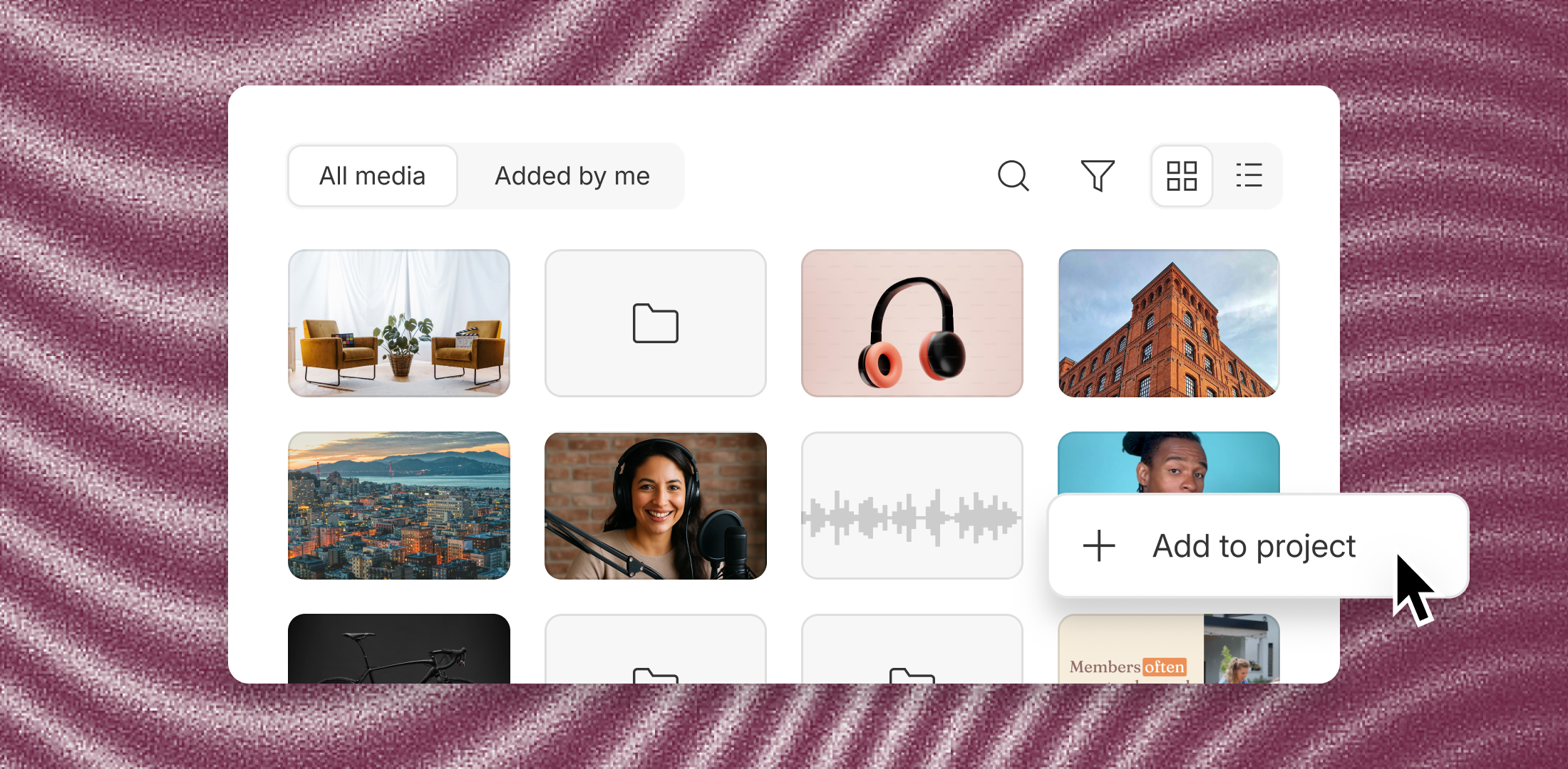 Media Library banner image